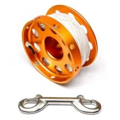 Razor 100' Safety Finger Spool -Diving Suit Co 0002649 100 safety spool orange