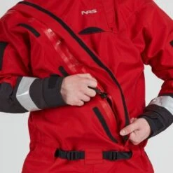 NRS Extreme SAR GTX Dry Suit 25 NRS Extreme SAR GTX Dry Suit -Diving Suit Co 22529 04 red model entryzipper 111021 2000x2000 1