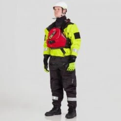 NRS Ascent SAR Drysuit -Diving Suit Co 22561 01 safetyyellow model leftpfd 111021 2000x2000
