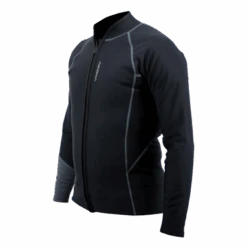 AQ-Tec Men's Long Sleeve Zippered Shirt- Disconitnued -Diving Suit Co aq tec menslongsleeve sideangle left