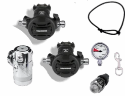XTX50 Single Tank Regulator Package -Diving Suit Co dstxtx 50 packagemainpic 1 1