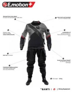 E.Motion Plus Drysuit 10 E.Motion Plus Drysuit -Diving Suit Co emotion plus