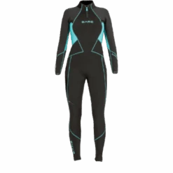 BARE Evoke 3mm Women's Wetsuit -Diving Suit Co evoke 002493 blue.front 1 1