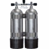 Faber HP Steel Tank Doubles Package - Hot Dip Galvanized -Diving Suit Co hdg doubles 2 1