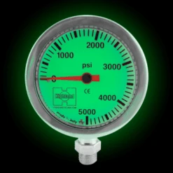 Highland 2" And 2.5" Brass & Glass SPG -Diving Suit Co hl301 2 brass glass spg 3