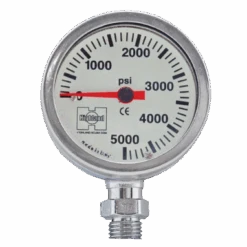 Highland 2" And 2.5" Brass & Glass SPG -Diving Suit Co hl301 2 brass glass spg 5