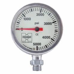 Highland 2" And 2.5" Brass & Glass SPG -Diving Suit Co hl302 2.5 brass glass spg 1