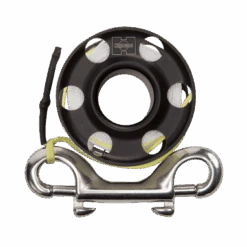 Aluminum Mini Finger Spool -Diving Suit Co hl460bk highland aluminum mini spool black