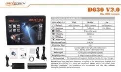 D630 V2.0 Canister Light -Diving Suit Co ipi7nazx