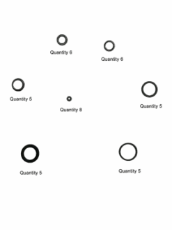 DRIS Save - A - Dive O-Ring Kit -Diving Suit Co o ringall setqt