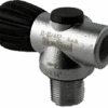 FABER Blue Steel Inline Rebreather Valve - Black - 3442psi (100% O2) 1 FABER Blue Steel Inline Rebreather Valve - Black - 3442psi (100% O2) -Diving Suit Co rebreathervalveblack