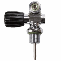 Faber HP80 Steel Tank - Silver -Diving Suit Co rh 200 bar convertible 1