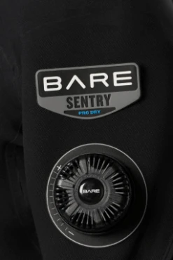 BARE Sentry Tech Dry Drysuit -Diving Suit Co sentry tech exhaust valve
