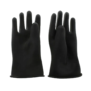 5 Finger Rubber Gloves Short 4 5 Finger Rubber Gloves Short - Image 2