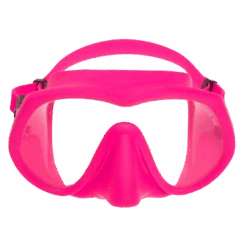 Tattoo Ultra Clear Lens Mask -Diving Suit Co tattoo mask pink 1