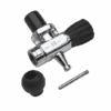 TV-6800 – 300 BAR Valve With Post And Rubber Boot -Diving Suit Co tv 6800 300 bar