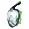 SEAC Unica Full Face Snorkel Mask-Discontinued 2 SEAC Unica Full Face Snorkel Mask-Discontinued -Diving Suit Co unica black green small