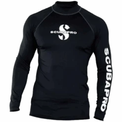 UPF 50 RASH GUARD, LONG SLEEVE, MEN 7 UPF 50 RASH GUARD, LONG SLEEVE, MEN -Diving Suit Co upf50black