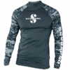 UPF 50 RASH GUARD, LONG SLEEVE, MEN -Diving Suit Co upf50rashgraphite
