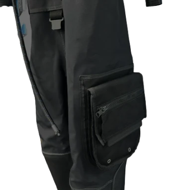 BARE Open Box X-Mission Evolution Drysuit - Black XLS 6 BARE Open Box X-Mission Evolution Drysuit - Black XLS - Image 4