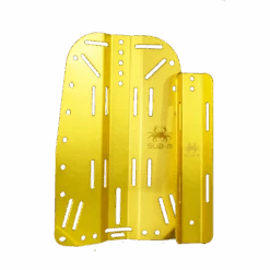 Aluminum Backplate With STA -Diving Suit Co yellow backplate package